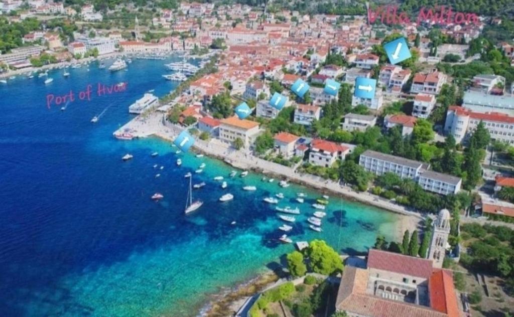 Villa Milton Luxe Hvar Hvar Town Kültér fotó